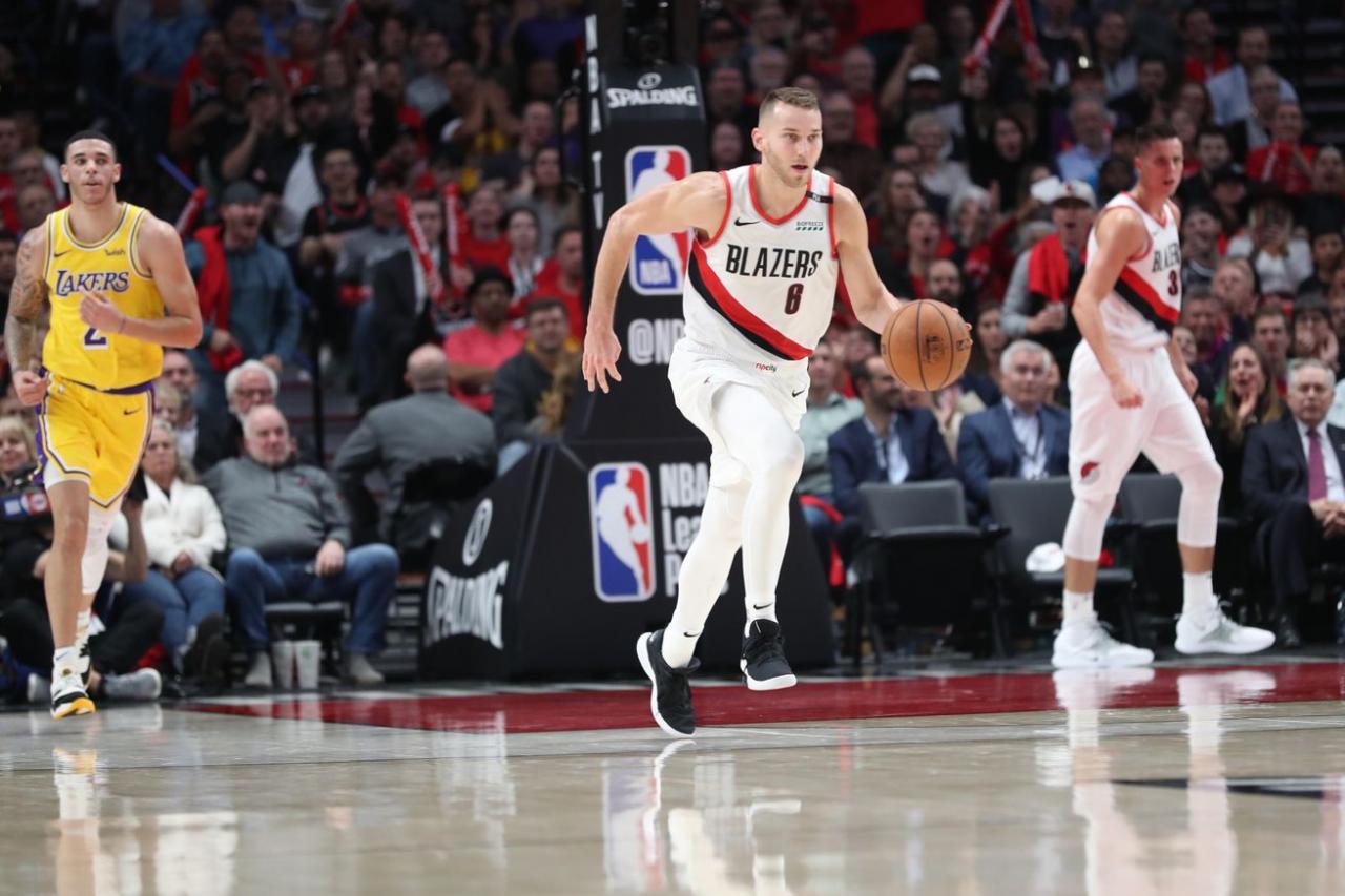 8 things to know about Nik Stauskas debut with the Blazers All #sports games  and sports #HD #streaming #chan… | Nba jersey, Basketball court size, Cheap  nba jerseys