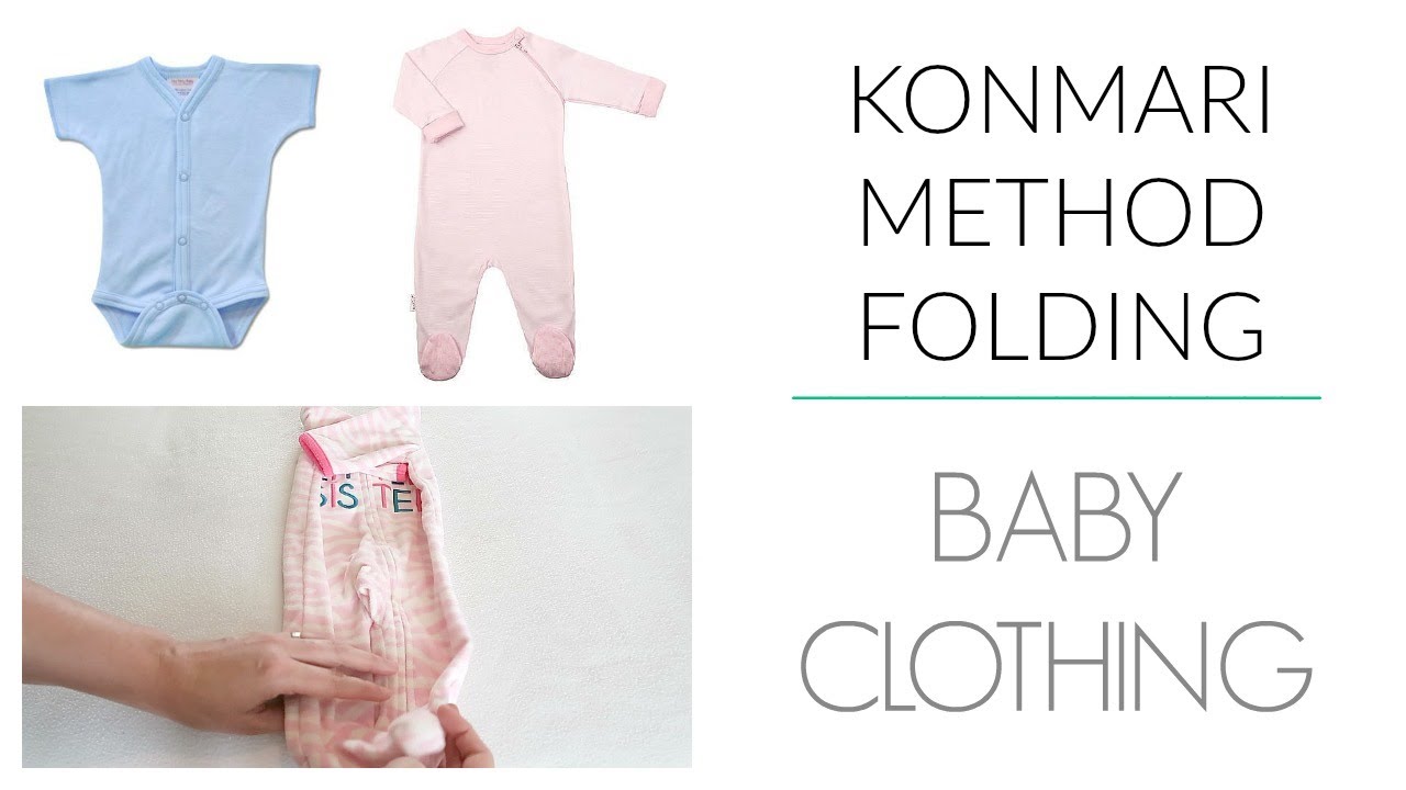 KonMari Method | Mairi Kondo Folding - Baby Clothing - YouTube